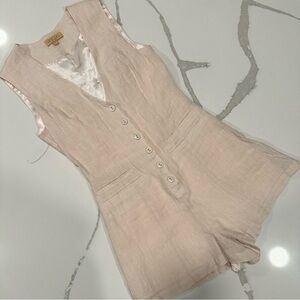 Linen Romper | VRG GRL